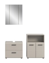 Badezimmer-Set >Ice< in Kaschmir - 135x185x30cm (BxHxT)