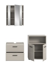 Badezimmer-Set >Ice< in Kaschmir - 135x185x30cm (BxHxT)