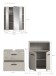 Badezimmer-Set >Ice< in Kaschmir - 135x185x30cm (BxHxT)