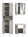 Badezimmer-Set >Ice< in Kaschmir - 135x185x30cm (BxHxT)