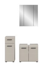 Badezimmer-Set >Ice< in Kaschmir - 105x185x30cm (BxHxT)