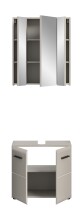 Badezimmer-Set >Ice< in Kaschmir - 60x185x30cm (BxHxT)