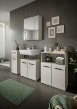 Badezimmer-Set >Ice< in Kaschmir - 60x185x30cm (BxHxT)