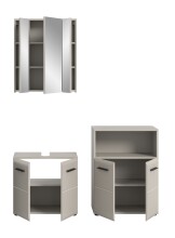 Badezimmer-Set >Ice< in Kaschmir - 135x185x30cm (BxHxT)