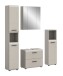 Badezimmer-Set >Ice< in Kaschmir - 150x185x30cm (BxHxT)