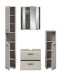 Badezimmer-Set >Ice< in Kaschmir - 150x185x30cm (BxHxT)