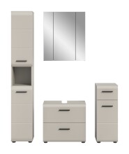 Badezimmer-Set >Ice< in Kaschmir - 150x185x30cm (BxHxT)