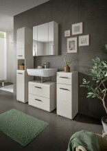 Badezimmer-Set >Ice< in Kaschmir - 150x185x30cm (BxHxT)