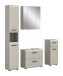Badezimmer-Set >Ice< in Kaschmir - 150x185x30cm (BxHxT)