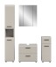 Badezimmer-Set >Ice< in Kaschmir - 150x185x30cm (BxHxT)