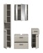 Badezimmer-Set >Ice< in Kaschmir - 150x185x30cm (BxHxT)