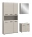 Badezimmer-Set >Ice< in Kaschmir - 165x185x30cm (BxHxT)