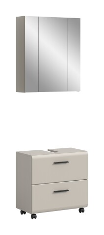 Badezimmer-Set >Ice< in Kaschmir - 60x185x30cm (BxHxT)