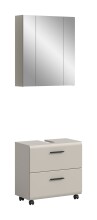Badezimmer-Set >Ice< in Kaschmir - 60x185x30cm (BxHxT)
