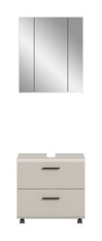 Badezimmer-Set >Ice< in Kaschmir - 60x185x30cm (BxHxT)