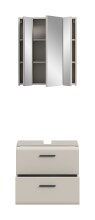 Badezimmer-Set >Ice< in Kaschmir - 60x185x30cm (BxHxT)
