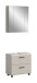 Badezimmer-Set >Ice< in Kaschmir - 60x185x30cm (BxHxT)