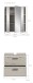 Badezimmer-Set >Ice< in Kaschmir - 60x185x30cm (BxHxT)