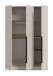 Garderobenschrank >Kopenhagen< in Kaschmir - 120x181x52cm (BxHxT)