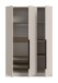 Garderobenschrank >Kopenhagen< in Kaschmir - 120x181x52cm (BxHxT)