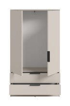 Garderobenschrank >Kopenhagen< in Kaschmir - 80x140x37cm (BxHxT)