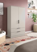 Garderobenschrank >Kopenhagen< in Kaschmir - 80x140x37cm (BxHxT)