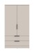 Garderobenschrank >Kopenhagen< in Kaschmir - 80x140x37cm (BxHxT)
