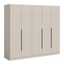 Drehtürenschrank >Kopenhagen< in Kaschmir -...