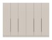 Drehtürenschrank >Kopenhagen< in Kaschmir - 240x181x52cm (BxHxT)