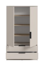 Wäscheschrank >Kopenhagen< in Kaschmir - 80x140x37cm (BxHxT)