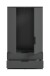 Wäscheschrank >Kopenhagen< in Anthrazit - 80x140x37cm (BxHxT)