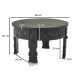 Couchtisch >WL6.349< in Mango-Schwarz, Massivholz - 36x60cm (HxD)