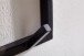 Garderobenpaneel >WL6.354< in Akazie / schwarz - 70x27x30 (BxHxT)