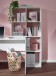 Regal-Schreibtisch >WL6.391< in Weiß, Holzwerkstoff - 170x144x59cm (BxHxT)