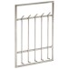 Wandgarderobe >WL6.442< in matt poliert, Metall - 60x100x8cm (BxHxT)
