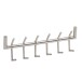 Garderobenleiste >WL6.444< in matt poliert, Metall - 60x19x10cm (BxHxT)
