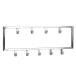 Garderobenhaken >WL6.446< in matt poliert, Metall - 50x20x4cm (BxHxT)