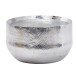 Couchtisch >WL6.453< in Silber, Aluminium - 35x60cm (HxD)