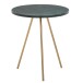 Beistelltisch >WL6.463< in Baroda Grün / gold, Marmor / Metall - 44x38cm (HxD)