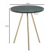 Beistelltisch >WL6.463< in Baroda Grün / gold, Marmor / Metall - 44x38cm (HxD)