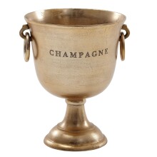 Sektkühler >WL6.467< in Gold Raw Finish, Aluminium - 38x29cm (HxD)
