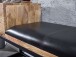 Sitzbank >WL6.483< in Mango / schwarz - 100x60x35 (BxHxT)