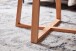 Couchtisch >WL6.494< in Eiche, Glas / Massivholz - 47x58cm (HxD)