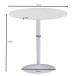 Esstisch >WL6.504< in Weiß, Holzwerkstoff / Metall - 74x75cm (HxD)