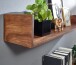 Wandboard >WL6.523< in Sheesham, Massivholz - 120x15x20cm (BxHxT)