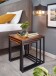 Satztisch >WL6.520< (3-teilig) in Sheesham - 40x42x40 (BxHxT)
