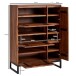 Schuhkommode >WL6.531< in Sheesham - 88x120x40 (BxHxT)