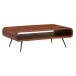 Couchtisch >WL6.534< in Sheesham, Massivholz / Edelstahl - 90x30x55cm (BxHxT)