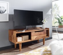 Lowboard >WL6.554< in Sheesham, Massivholz - 95x44x34cm (BxHxT)