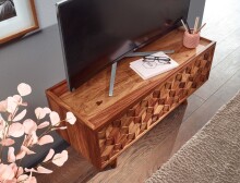 Lowboard >WL6.558< in Sheesham, Massivholz - 92x44x35cm (BxHxT)
